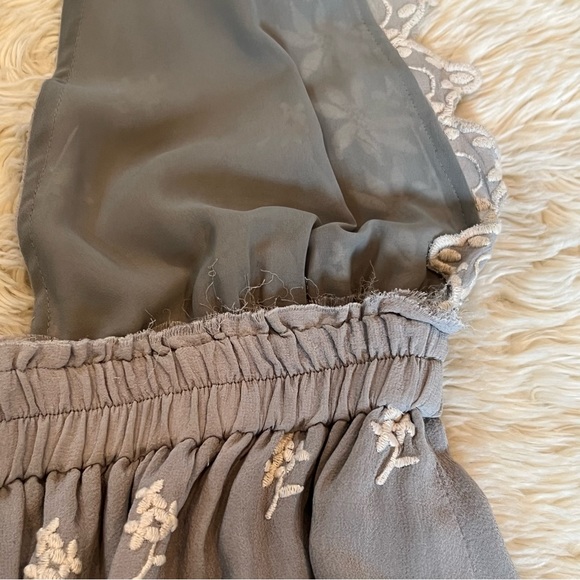 LoveShackFancy Isabel Embroidered Silk Dress - Size Small - Picture 13 of 13